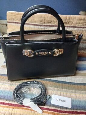 Guess Mimina Girlfriend Satchel bag Discontinued Black - NEVER USED NWT